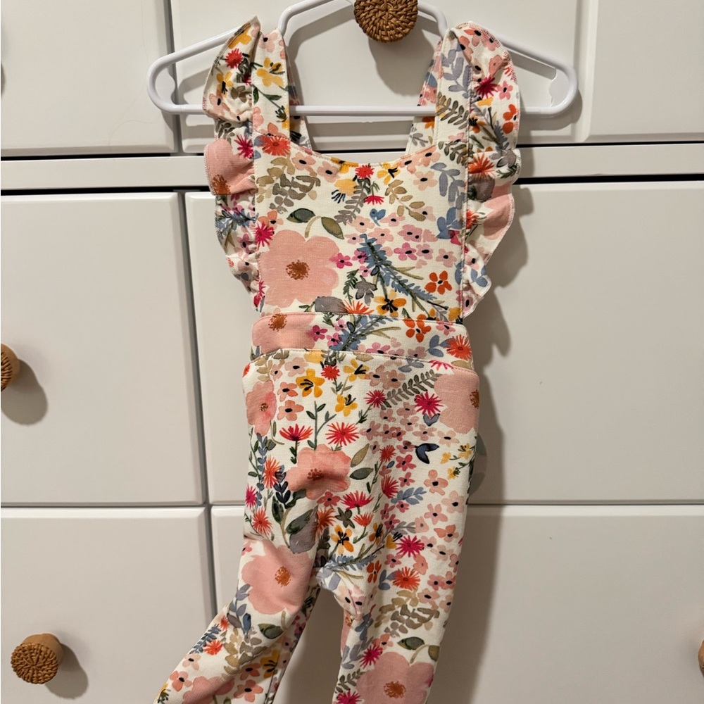 Little Sleepies Flutter Sleeve Overalls